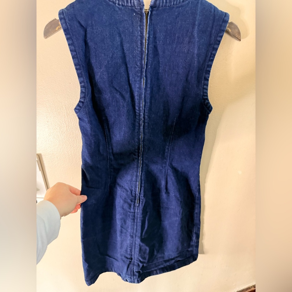 Abercrombie & Fitch Blue Mini Dress - Picture 5 of 5